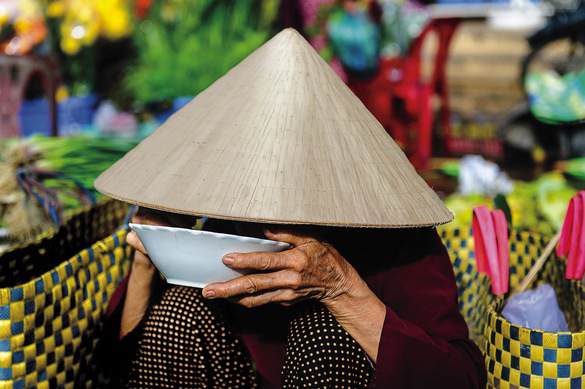 AmaWaterways, AmaDara, Woman Eating.jpg